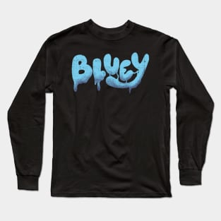 Bluey dad typography vintage Long Sleeve T-Shirt